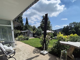 Ferienwohnung Dorn- Terrasse