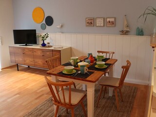 Ferienwohnung Orts-Idyll, Essbereich