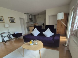 Ferienwohnung Dorn-Wohnbereich