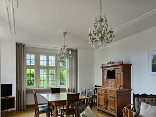 Villa Christina, Wohn-Essbereich Erdgeschoss