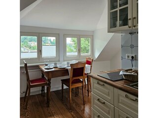 Villa Christina, Küche-Essbereich Dachgeschoss