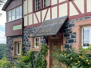 Villa Christina, Eingang