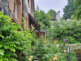 Villa Christina, Übergang Garten