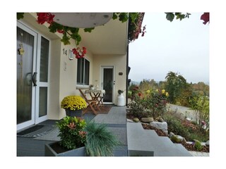 Ferienwohnung Ehret-Terrasse/Eingang