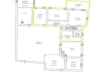 Villa Salò Pianta del piano 48