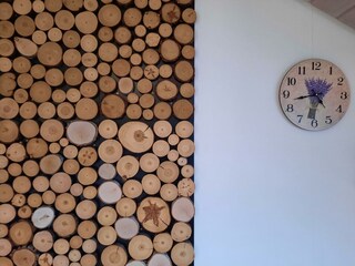 Blumenschein-Wanddeko Küche