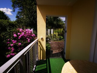 Ferienwohnung Schmetterling -Balkon
