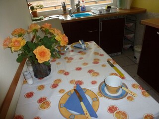 Ferienwohnung Schmetterling-Essbereich