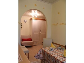 Ferienwohnung Schmetterling- Essbereich