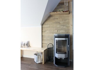 Wohnbereich mit Kamin