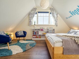 Blick ins Schlafzimmer