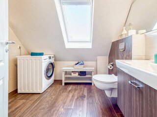 Blick ins Badezimmer