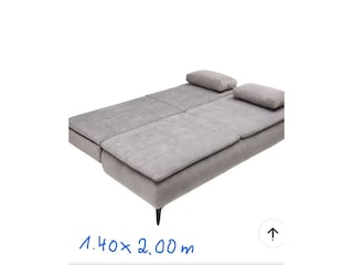 Schlafcouch im Wohnzimmer