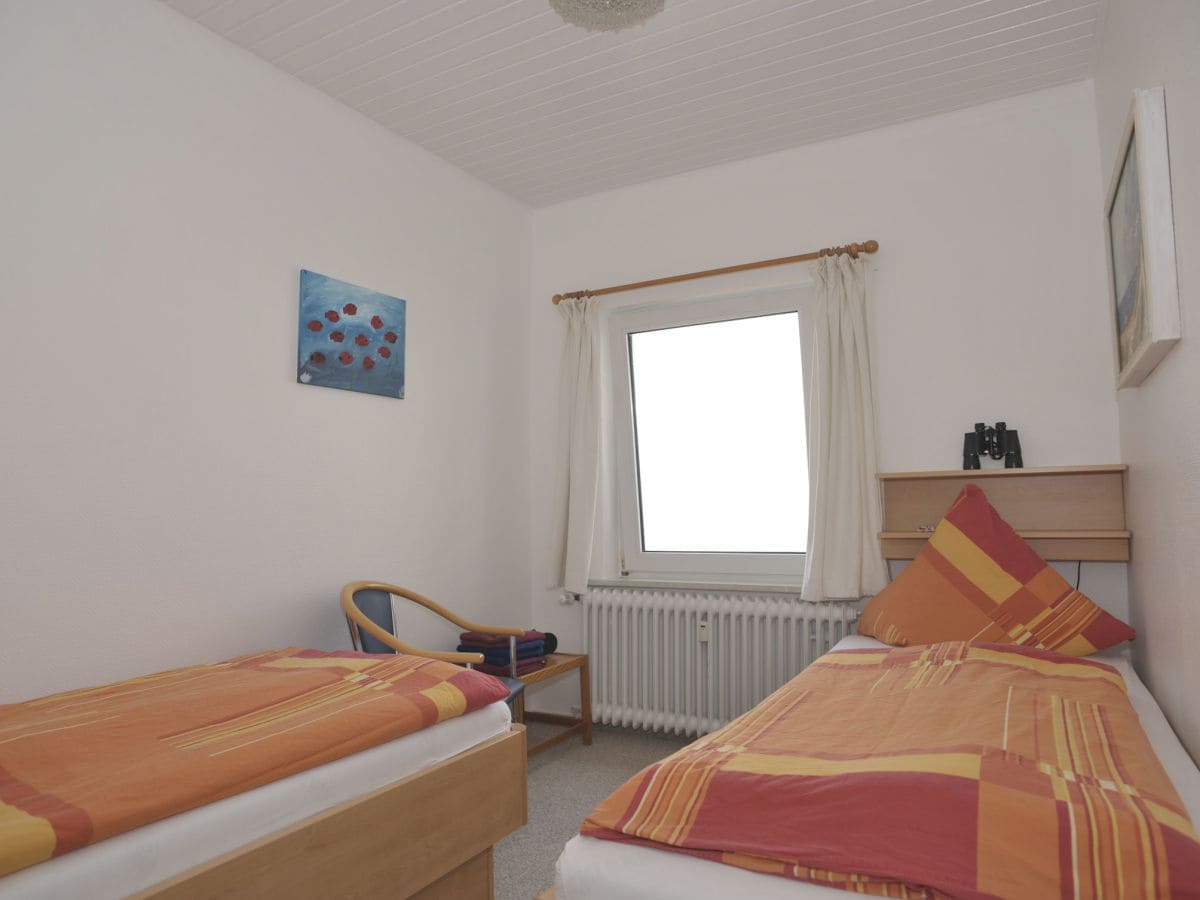 separates Schlafzimmer in der Ferienwohnung "Abendrot"