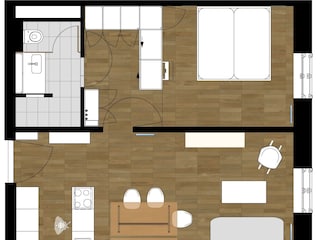 FeWo Lissi: Grundriss