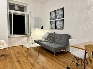 FeWo Lissi: Wohnbereich mit Schlafsofa