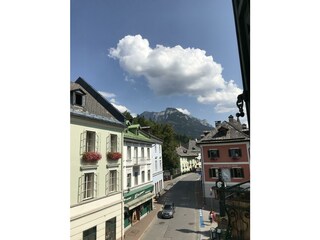 Blick aus dem Fenster Sommer