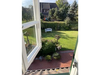 Ausblick aus dem Schlafzimmer