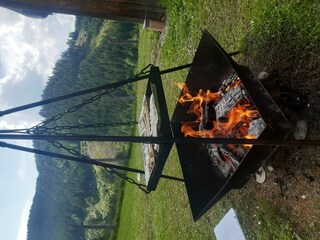 Grillplatz bei der Gscheideggerhütte im Nationalpark