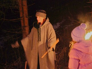 wöchentlich Märchenwandern im Fackelschein Winter