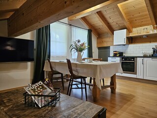 Ferienappartment Kaiserblick Ess- Wohnzimmer (5)