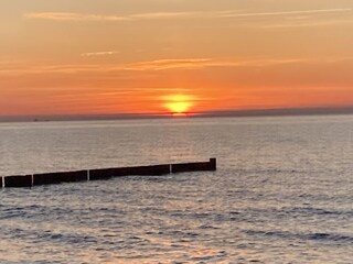 Sommersonnenuntergang auf dem Darß