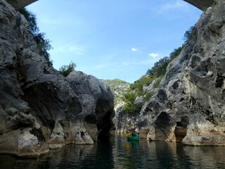 Paddeln auf dem Herault