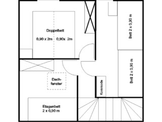 Grundriss Obergeschoss