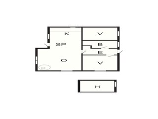 Casa per le vacanze Havnsø Pianta del piano 18