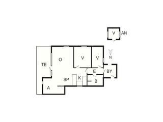 Ferienhaus Sjællands Odde Grundriss 2