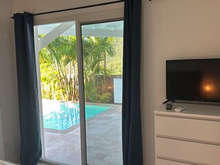 Blick aus einem der Schlafzimmer