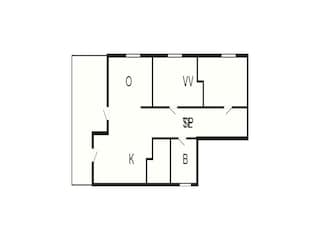 Appartement Skagen Grondplan 3