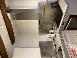 Küche mit Holzbalkendecke 18. Jhd..