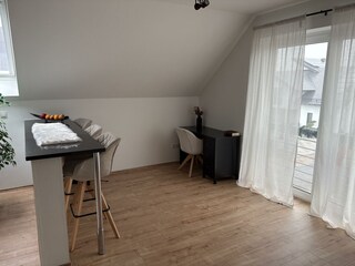 Esstheke im Küchenbereich