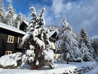 Haus im Winter