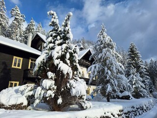 Haus im Winter