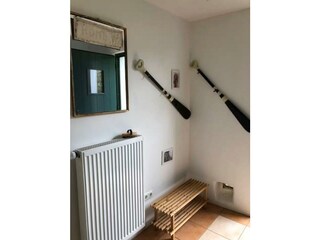 Garderobe am Eingang