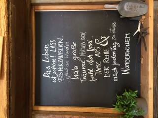 Inspiration für das Leben