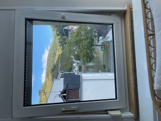 Blick aus dem Wintergarten auf die Mosel