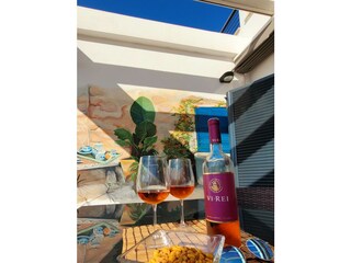 Terrasse im Erdgeschoss