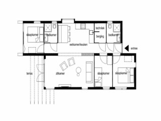 Bungalow Westland Pianta del piano 25