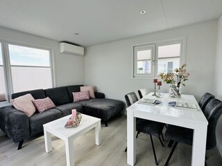 Klimaanlage, die kühlen und heizen kann