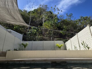 View out of the pool