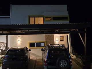 Frontview with parking lot