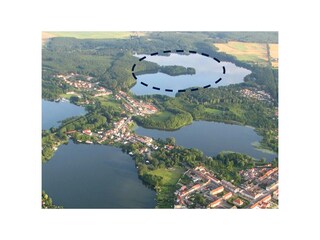 Stadt Lychen mit Halbinsel Lindenwerder