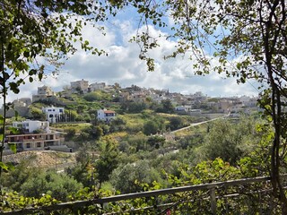 Terrasse - Blick auf Kamilari