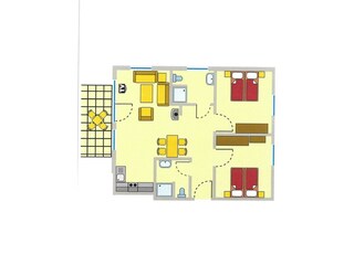 Grundriss Wohnung H
