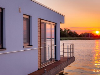 Kranichnest Ferienhaus, Bootshaus, Schwimmhaus