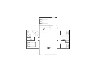 Casa per le vacanze Skaven Strand Pianta del piano 3