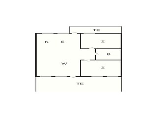 Casa de vacaciones Sønderballe Plano de planta 2